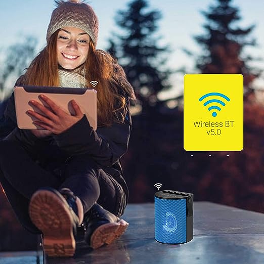 ZEBRONICS Zeb-Bellow 3 Watt Truly Wireless Bluetooth Portable Speaker (Blue) ZEBRONICS Zeb-Bellow 3 Watt Truly Wireless Bluetooth Portable Speaker (Blue)